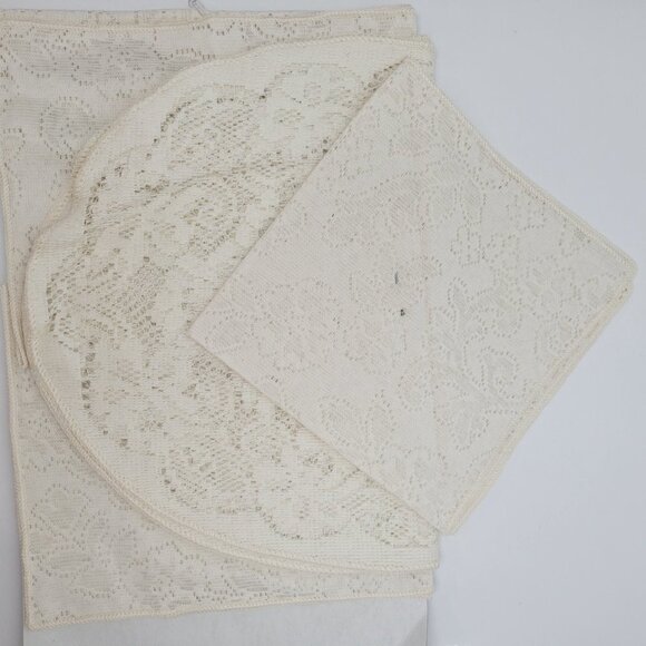 Quaker Lace vintage lace table set 12 pieces - Picture 5 of 13